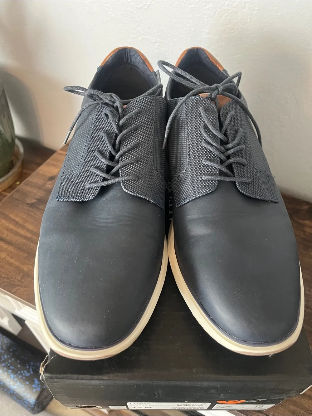 Men's Navy Blue Landan Dress Shoes